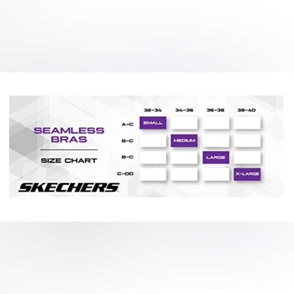 Skechers Women's Studio Seamless Cami Padded Deep V-Neck Cross-Back Lounge Bra,S - Picture 9 of 10